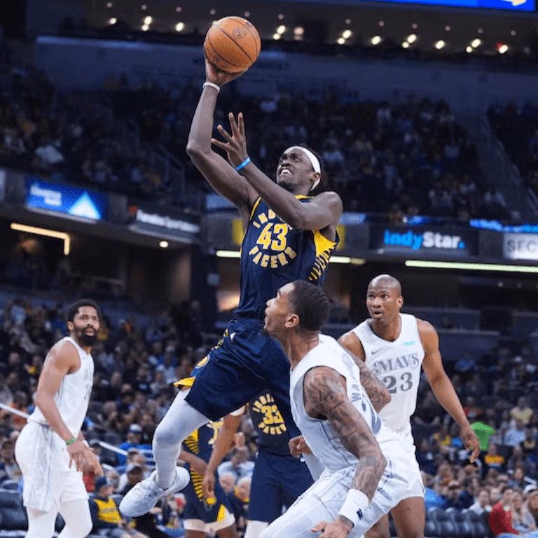 Pascal Siakam Pacers vs Mavericks